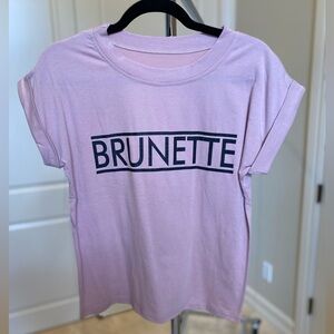 Pink T-shirt Brunette size medium New NWT